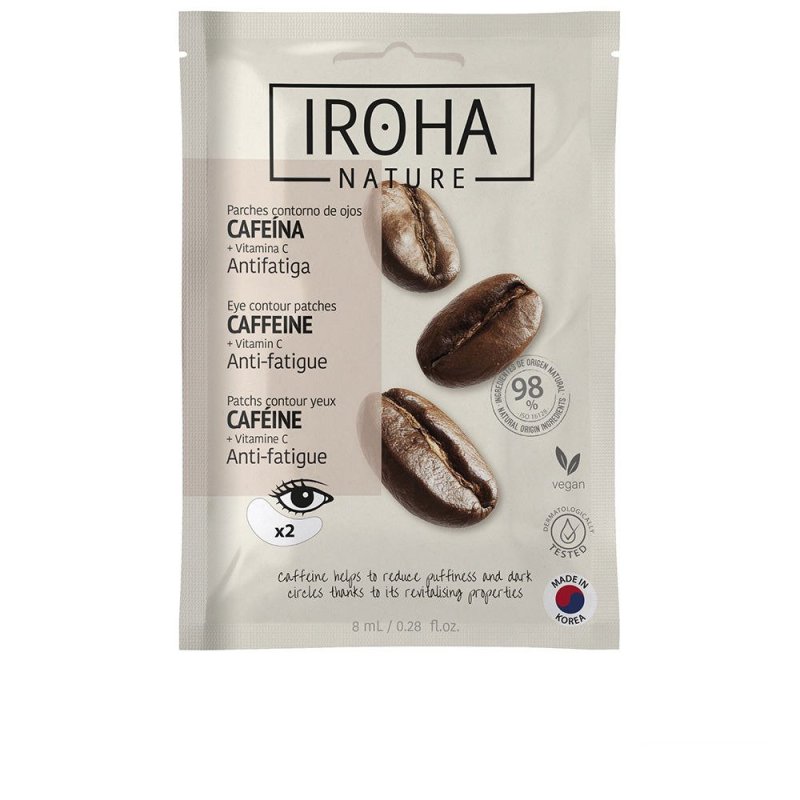 Cafeina parches contorno de ojos 8 ml