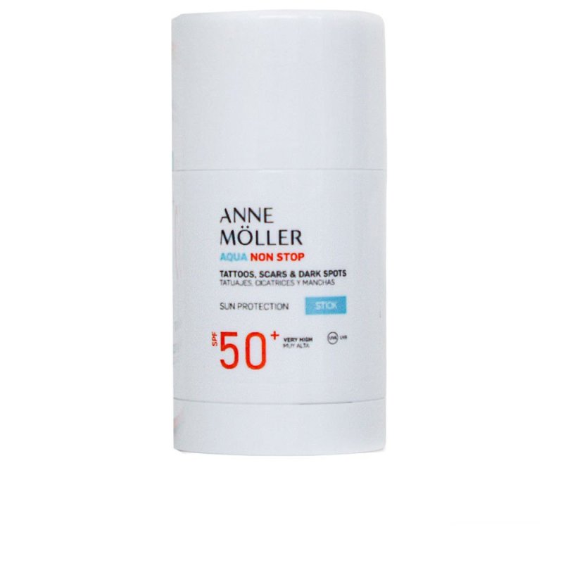 Aqua Non Stop tatuajes, cicatrices y manchas stick Spf50+ 25 gr