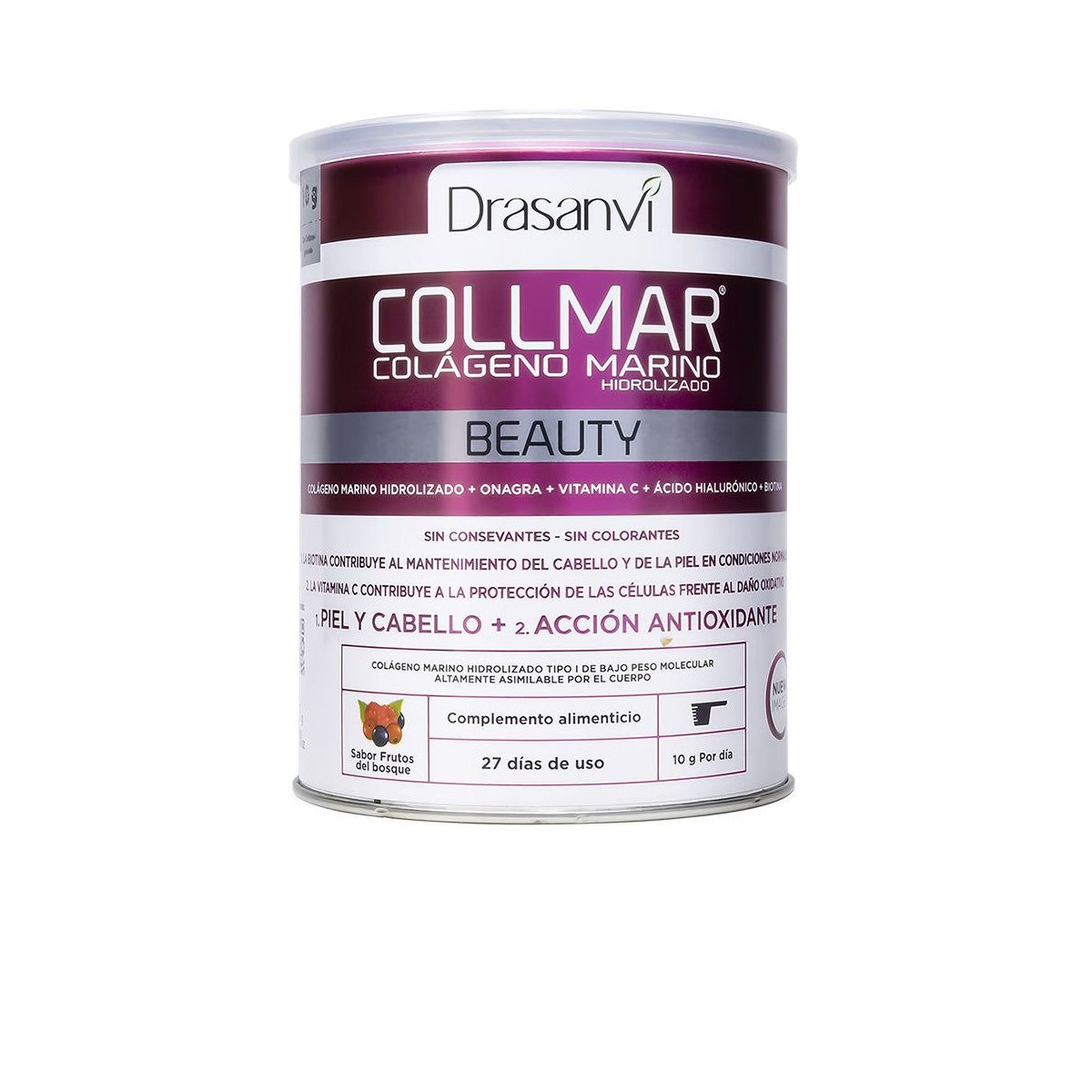 Collmar Beauty colágeno marino hidrolizado Frutos del bosque 275 gr