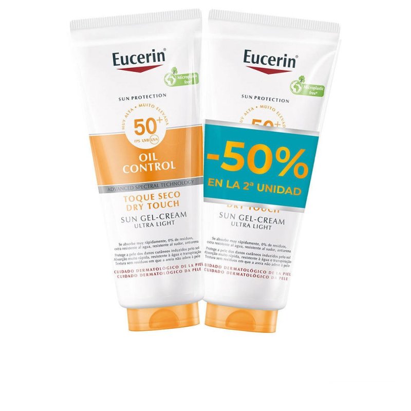 Sun Body Oil Control gel-crema Spf50+ pack 2 x 200 ml