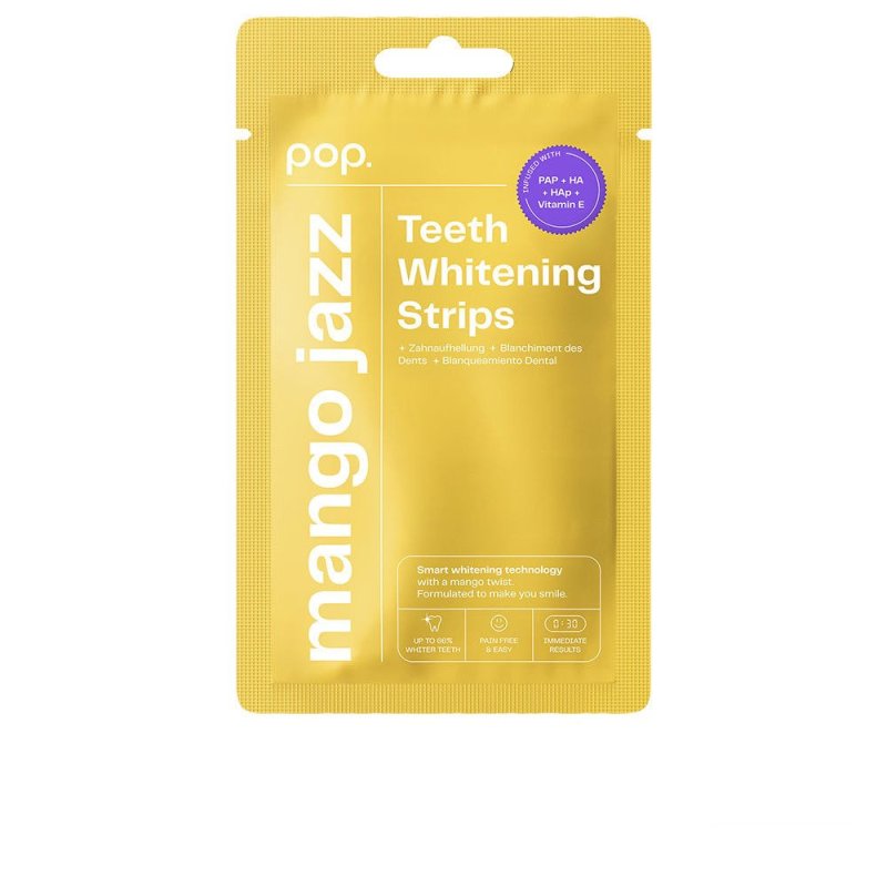 Pop. tiras blanqueadoras sabor mango 7 u