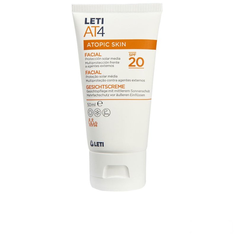 Letiat4 Atopic Skin crema facial Spf20 50 ml