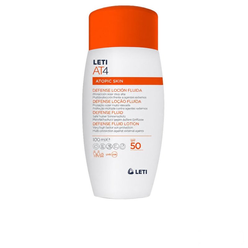 Letiat4 Atopic Skin defense loción fluida Spf50 100 ml