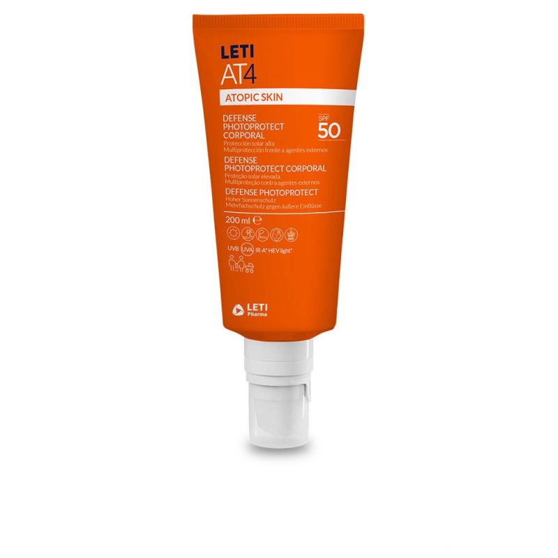 Letiat4 Atopic Skin defense photoprotect corporal Spf50 200 ml