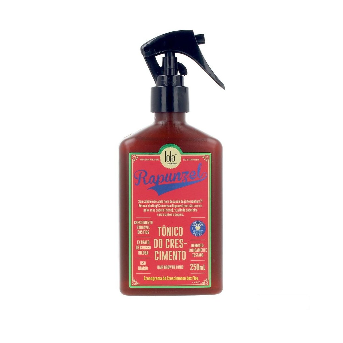 Rapunzel tónico capilar crecimiento anticaída 250 ml