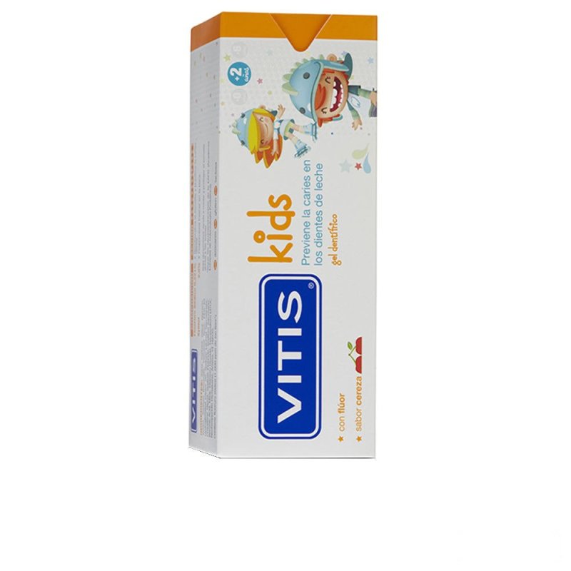 Kids gel dentífrico con flúor Cereza 50 ml