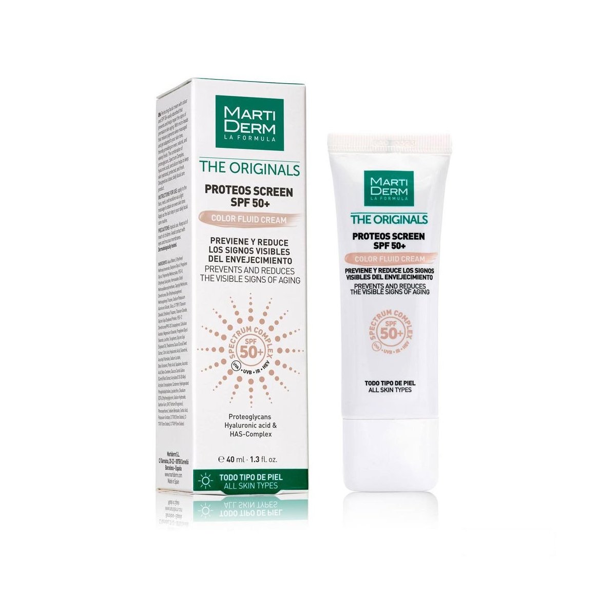 The Originals Proteos Screen crema con color Spf50+ 40 ml
