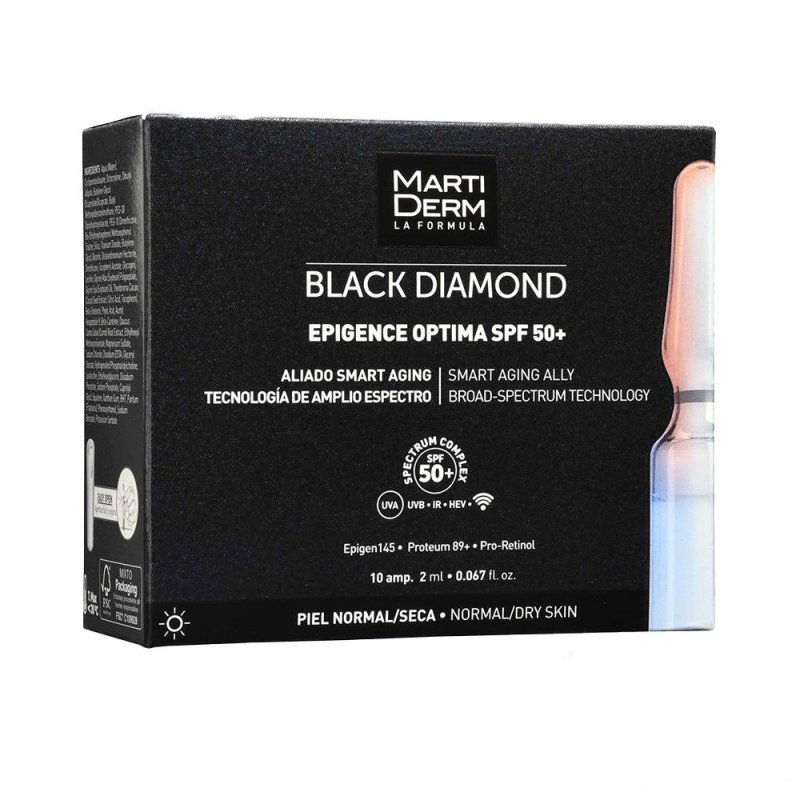 Black Diamond Epigence Optima ampollas para piel normal-seca Spf50+ 10 x 2 ml