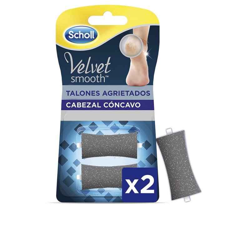Velvet Smooth lima talones agrietados recambio 2 u