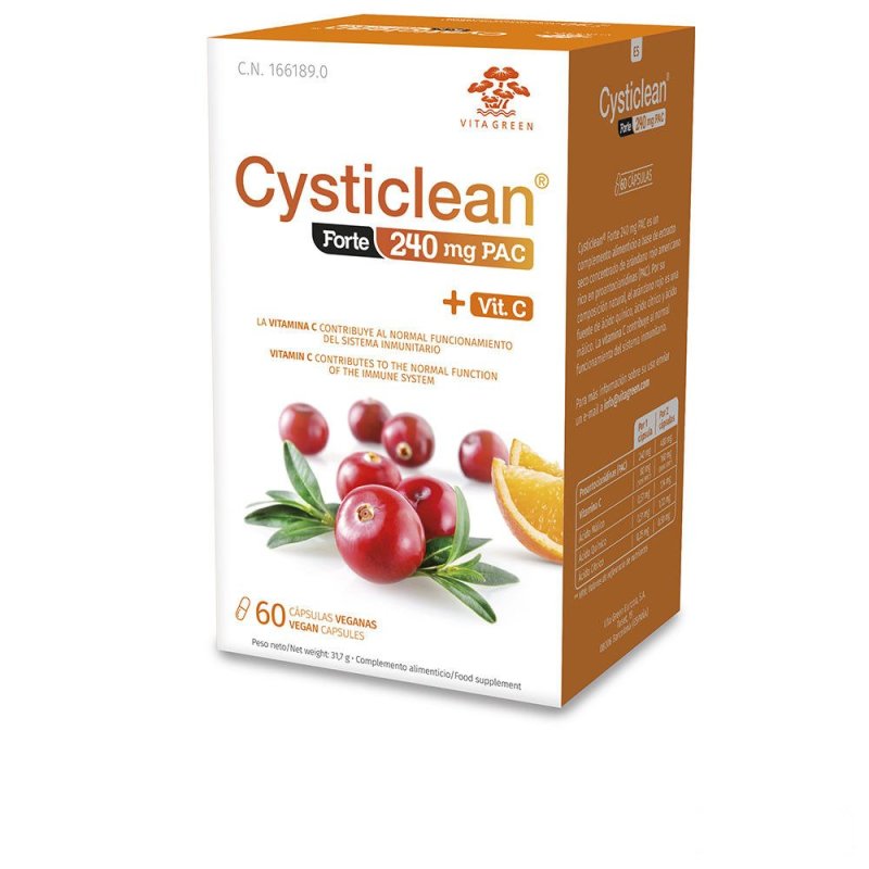 Cysticlean Forte con Pac y Vit C y Arándano Rojo cápsulas