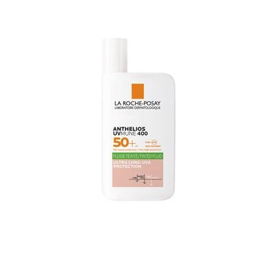 Anthelios Uv-Mune 400 Fluido Invisible con color resistente al agua y a la arena Spf50+ 50 ml