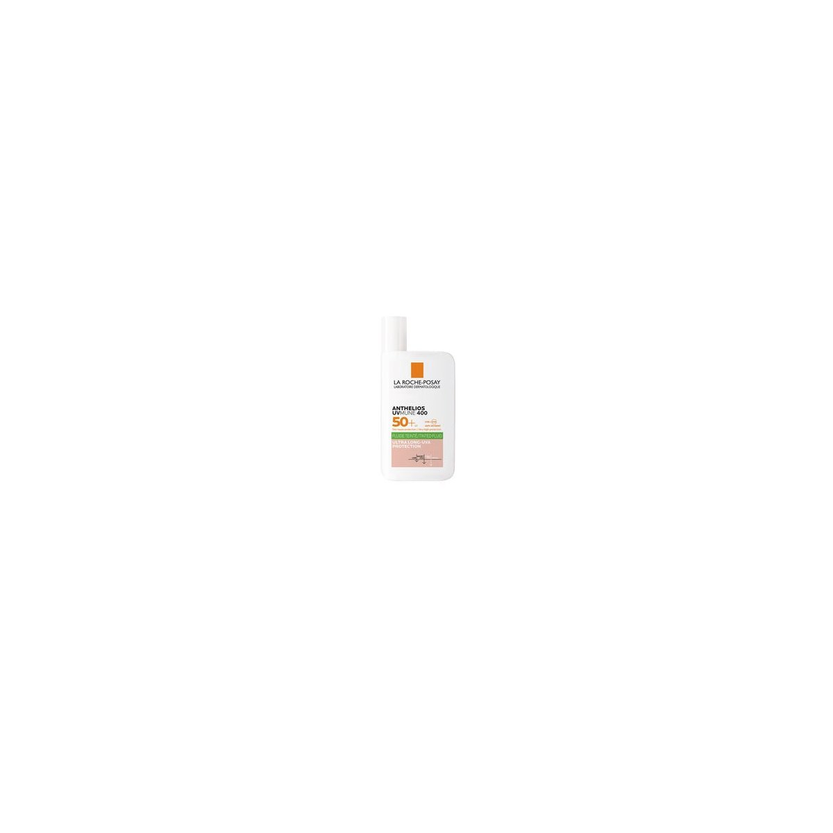 Anthelios Uv-Mune 400 Fluido Invisible con color resistente al agua y a la arena Spf50+ 50 ml