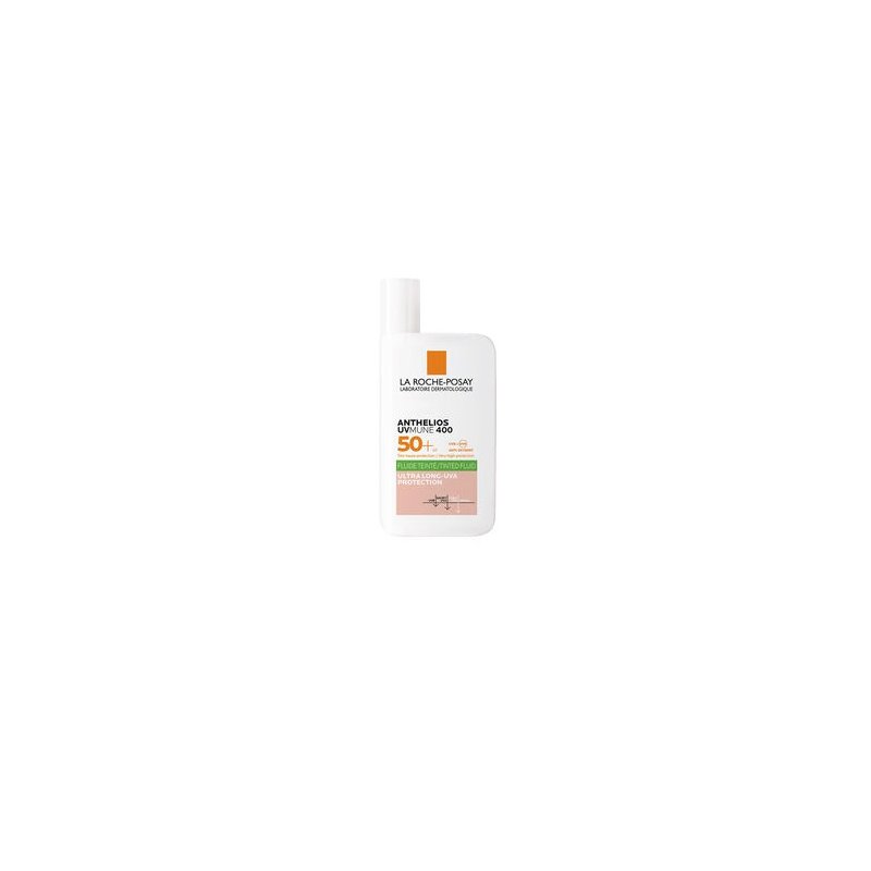 Anthelios Uv-Mune 400 Fluido Invisible con color resistente al agua y a la arena Spf50+ 50 ml