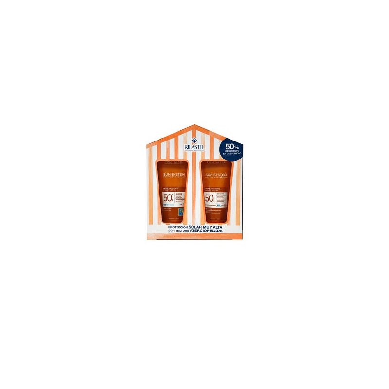 Sun System Spf50+ Baby leche velluto pack 2 x 200 ml