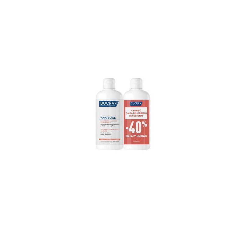 Anaphase champú anticaída y crecimiento del cabello pack 2 x 400 ml