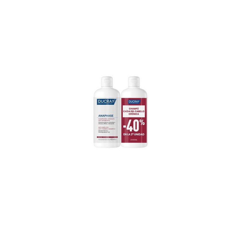 Anaphase champú anticaída y antiafinamiento pack 2 x 400 ml