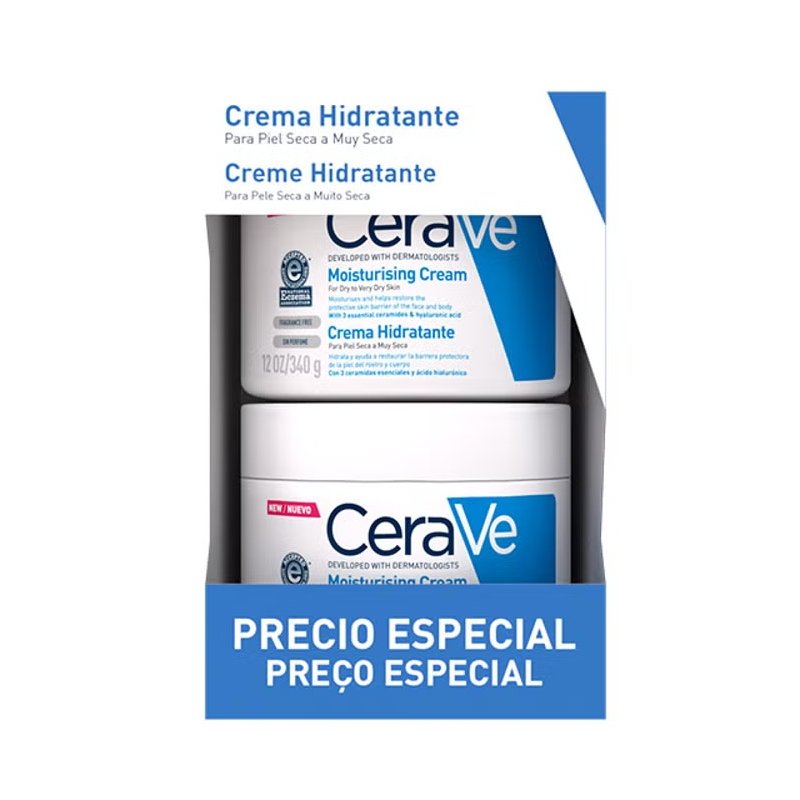 Crema Hidratante Intensiva para piel muy seca, irritada y con picor debido a sequedad 340 gr