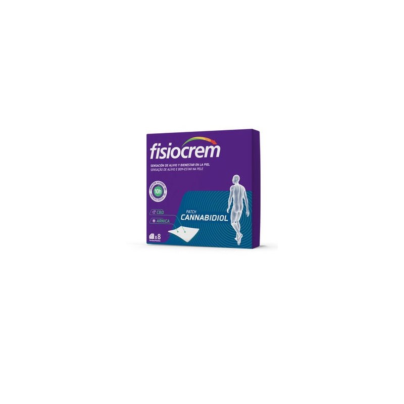 Fisiocrem Patch Cannabidiol parches 8 u