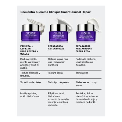 Smart Clinical Repair crema firmeza + lifting para rostro y cuello 50 ml