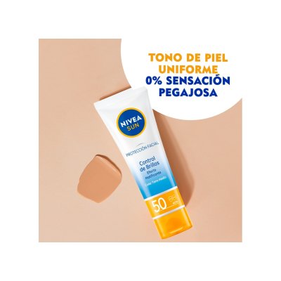 Sun Control Brillos facial matificante medio Spf50 40 ml