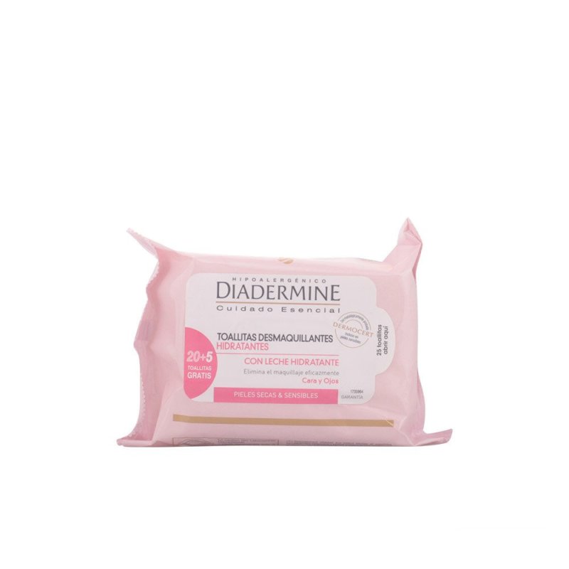Toallitas Desmaquillantes hidratantes piel seca-sensible 25 u
