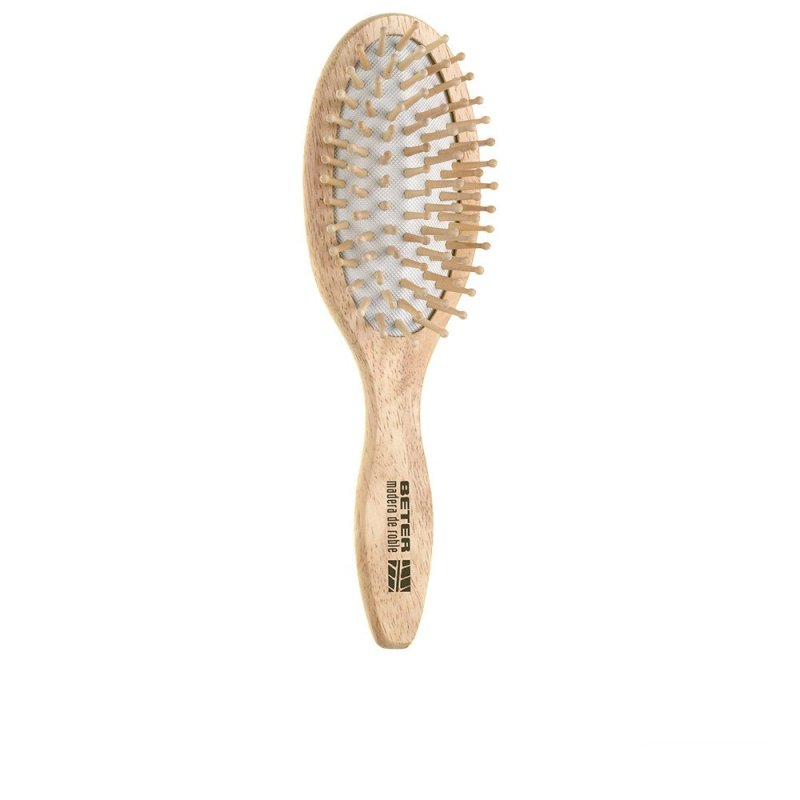Cepillo Neumático con púas de madera, mango de madera Oak 1 u