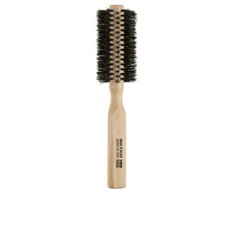 Cepillo Redondo púas mixtas mango madera Oak 45 mm 1 u