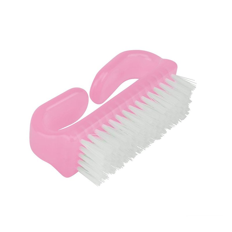 Cepillo uñas, púas de nylon colores surtidos 1 pz