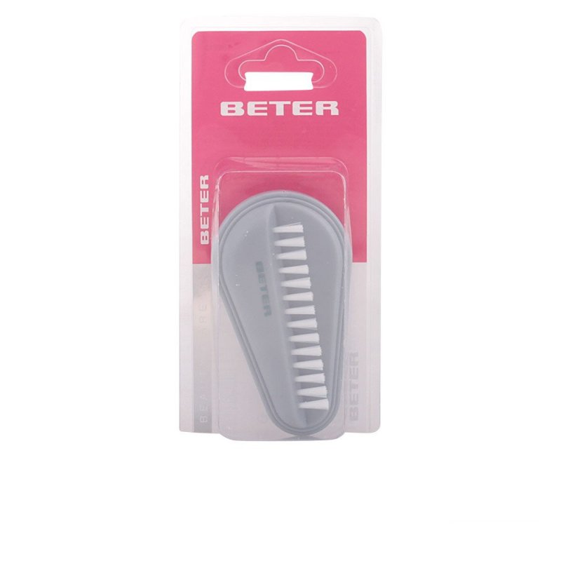 Cepillo uñas doble, púas de nylon gris 1 u
