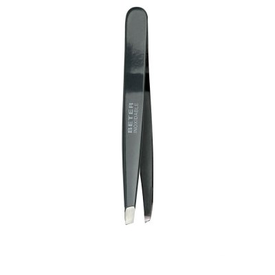 Pinzas depilar con punta oblicua inoxidable esmaltada 9,7 cm