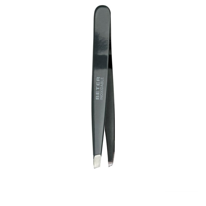 Pinzas depilar con punta oblicua inoxidable esmaltada 9,7 cm