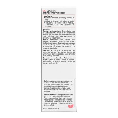Lumiderm antimanchas y antiedad 2 en 1 serum crema Spf20 30 ml