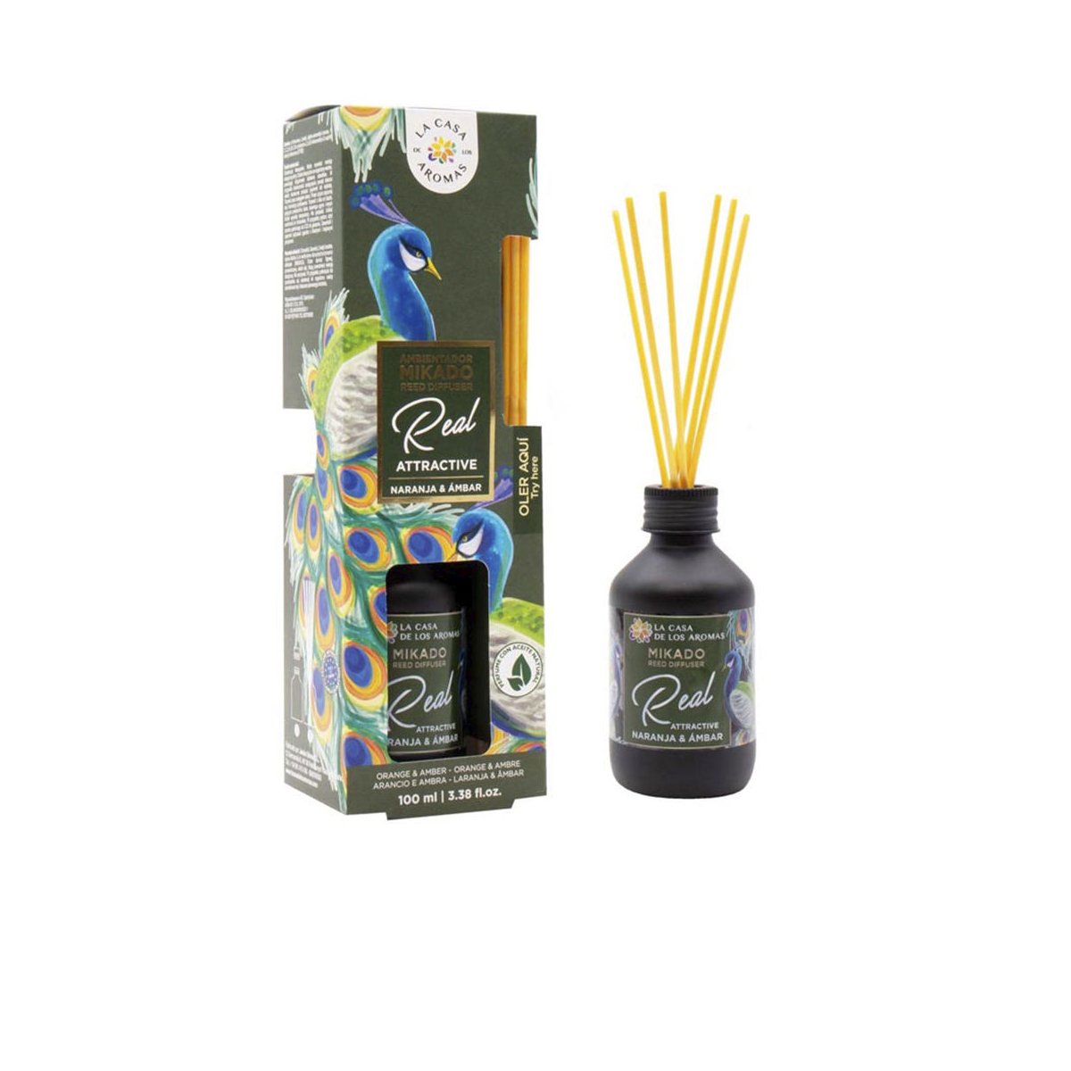 Ambientador mikado Real Attractive naranja & ámbar 100 ml