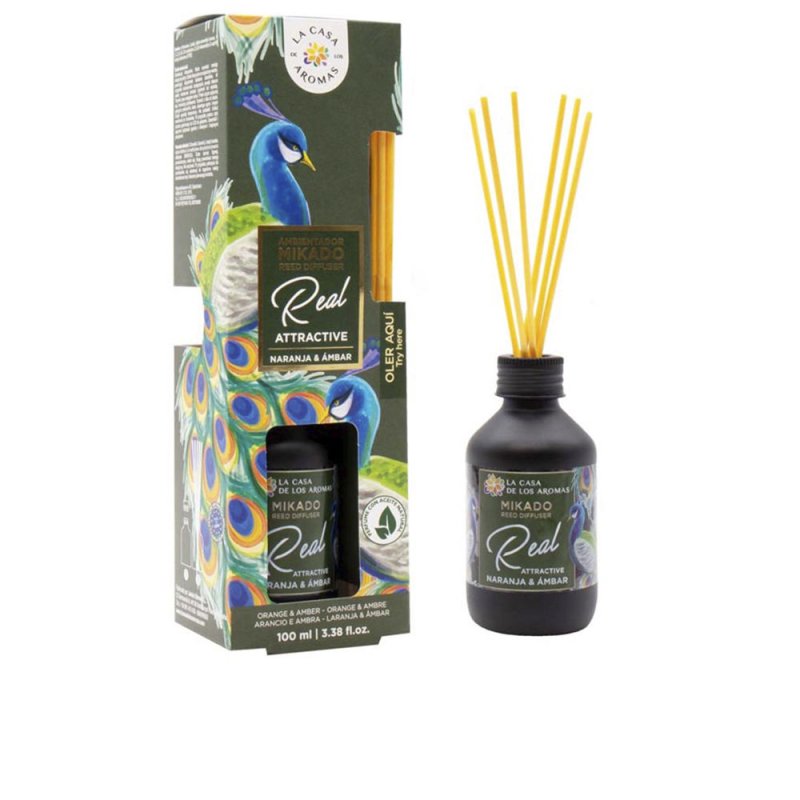 Ambientador mikado Real Attractive naranja & ámbar 100 ml
