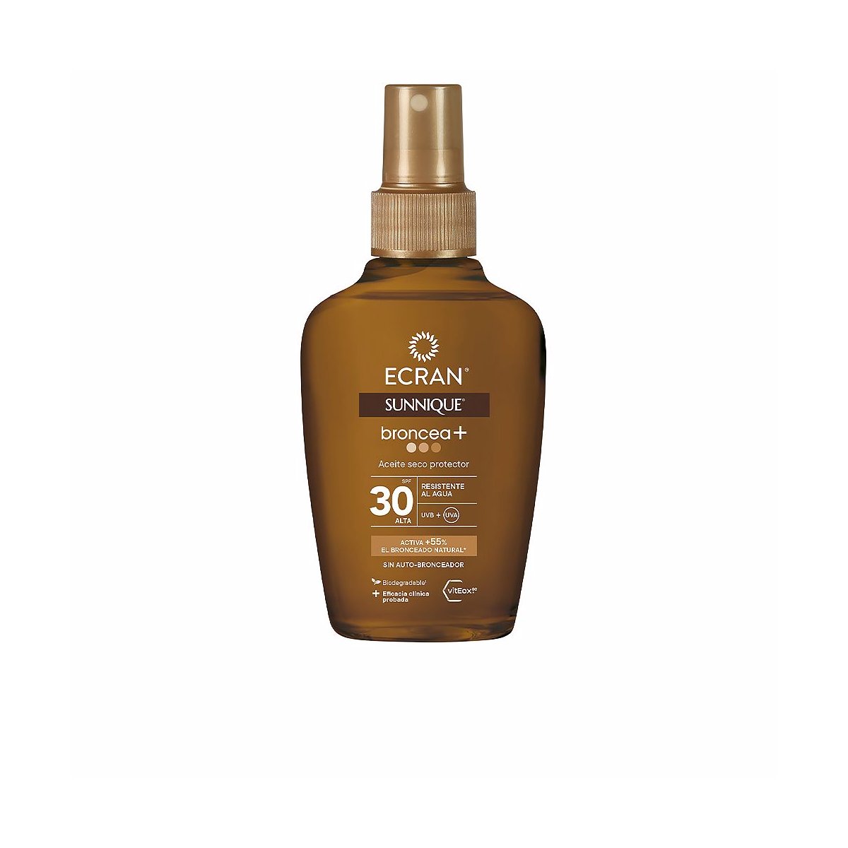 Ecran Sunnique Broncea+ aceite vapo Spf30