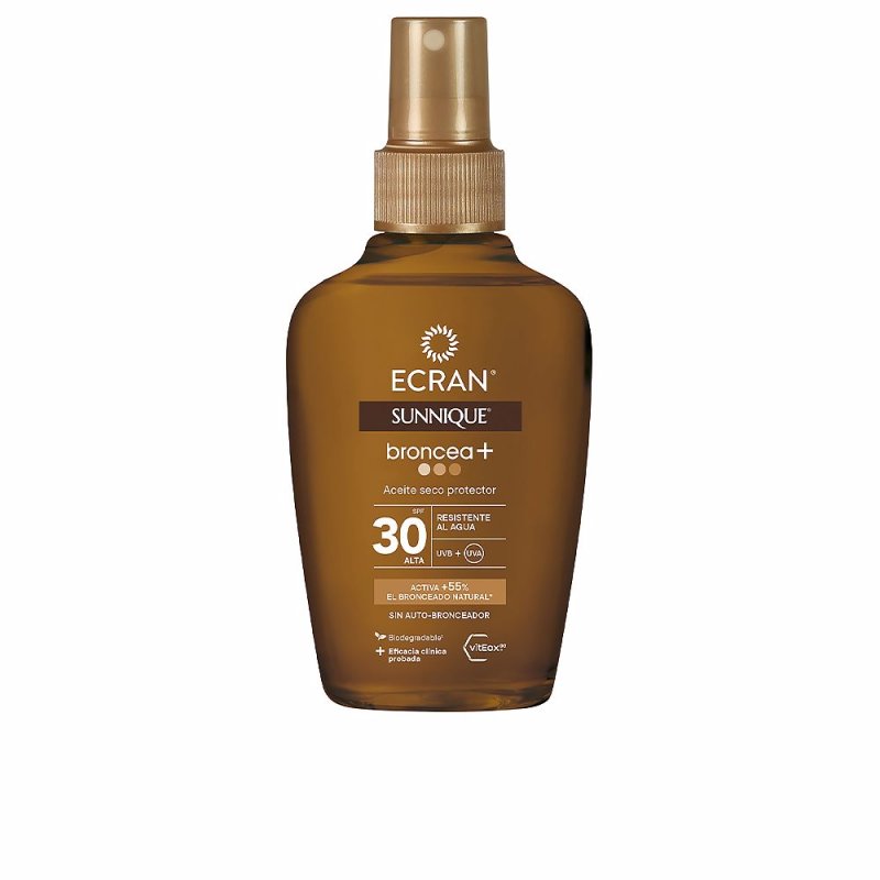 Ecran Sunnique Broncea+ aceite vapo Spf30