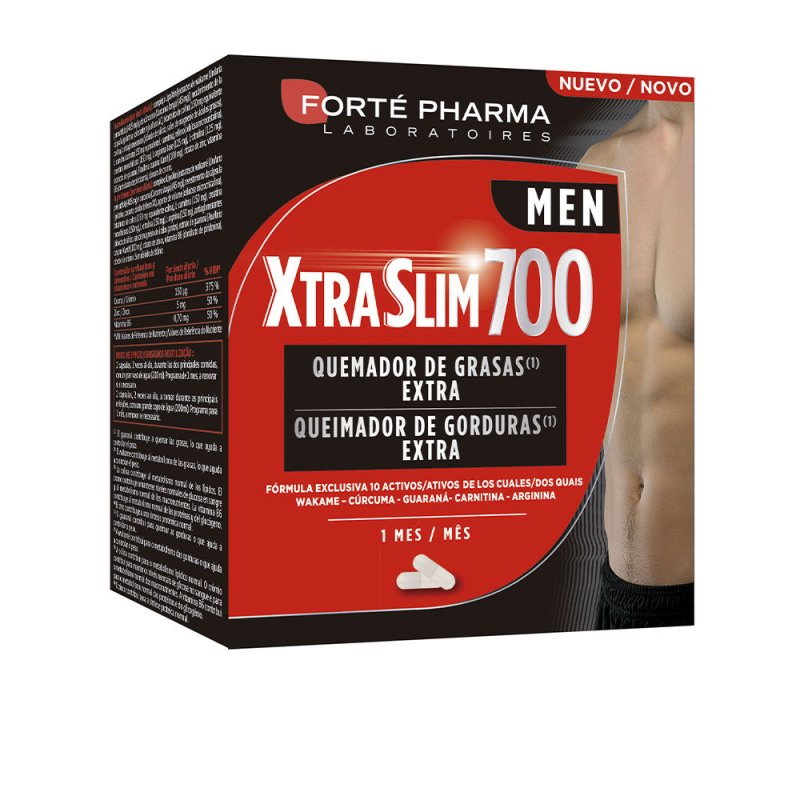 Xtraslim 700 Men quemador de grasas extra 120 cápsulas