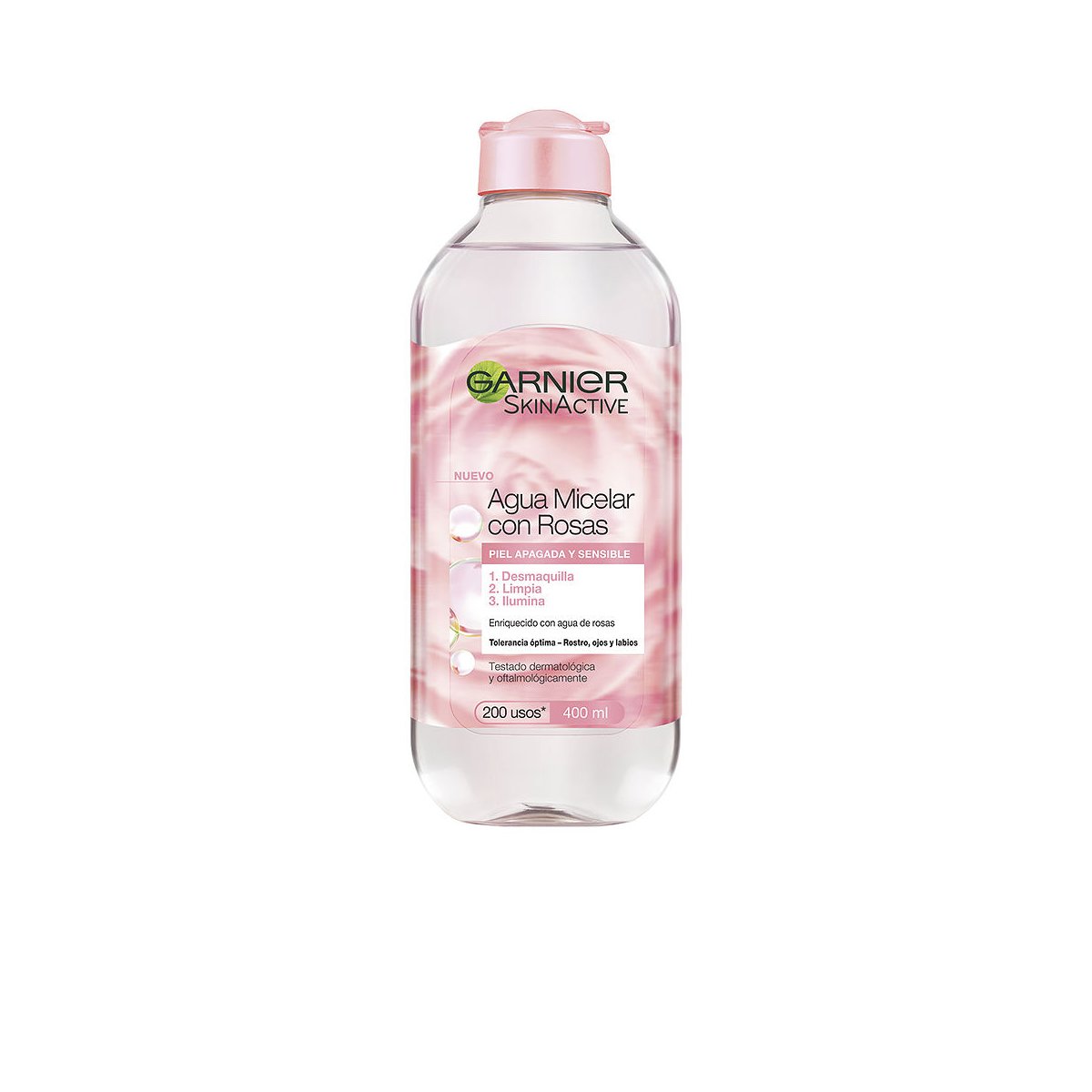 Skinactive agua micelar con rosas piel apagada-sensible 400 ml