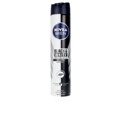 Men Black & White Invisible desodorante vaporizador 200 ml