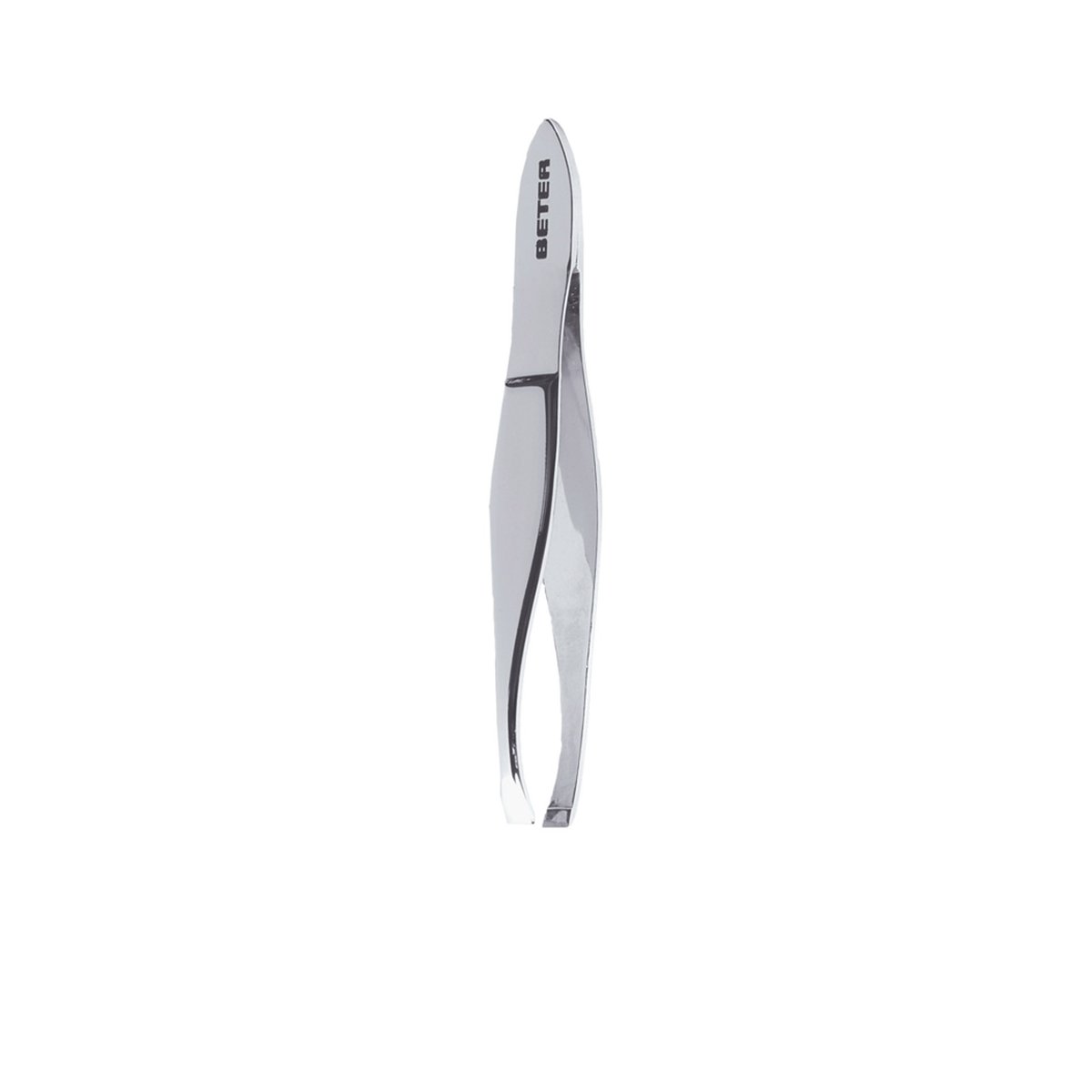 Pinza depilar punta recta cromada 1 u