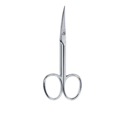 Tijeras manicura pieles curva cromada 1 pz