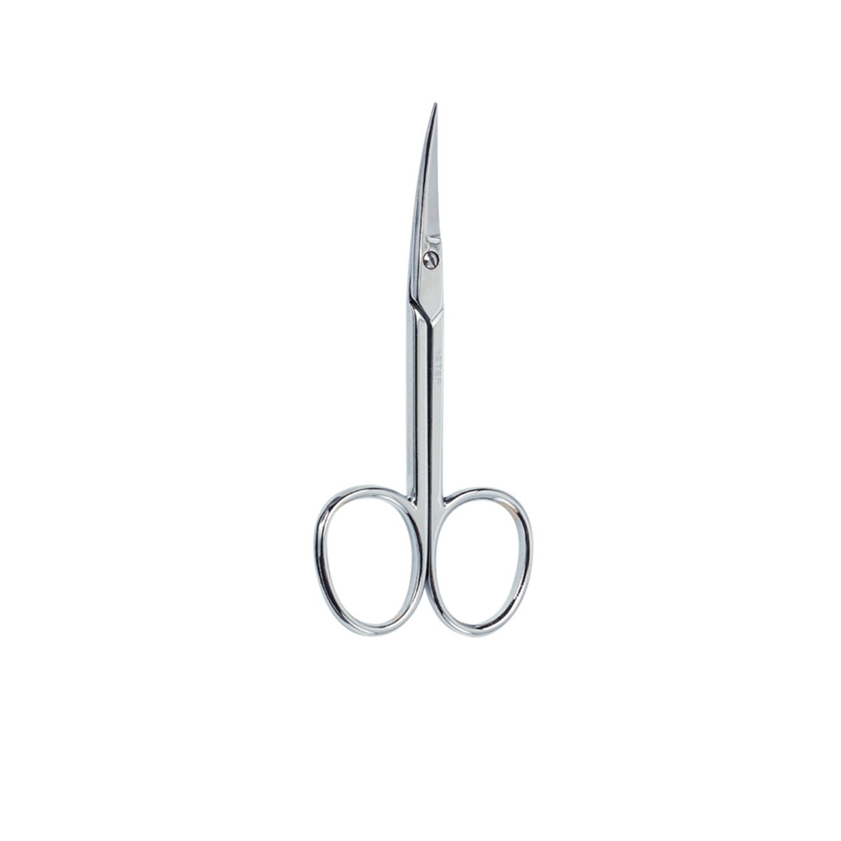 Tijeras manicura pieles curva cromada 1 pz