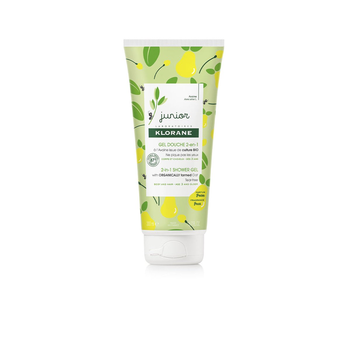 Junior gel de baño cabello y cuerpo pera 200 ml