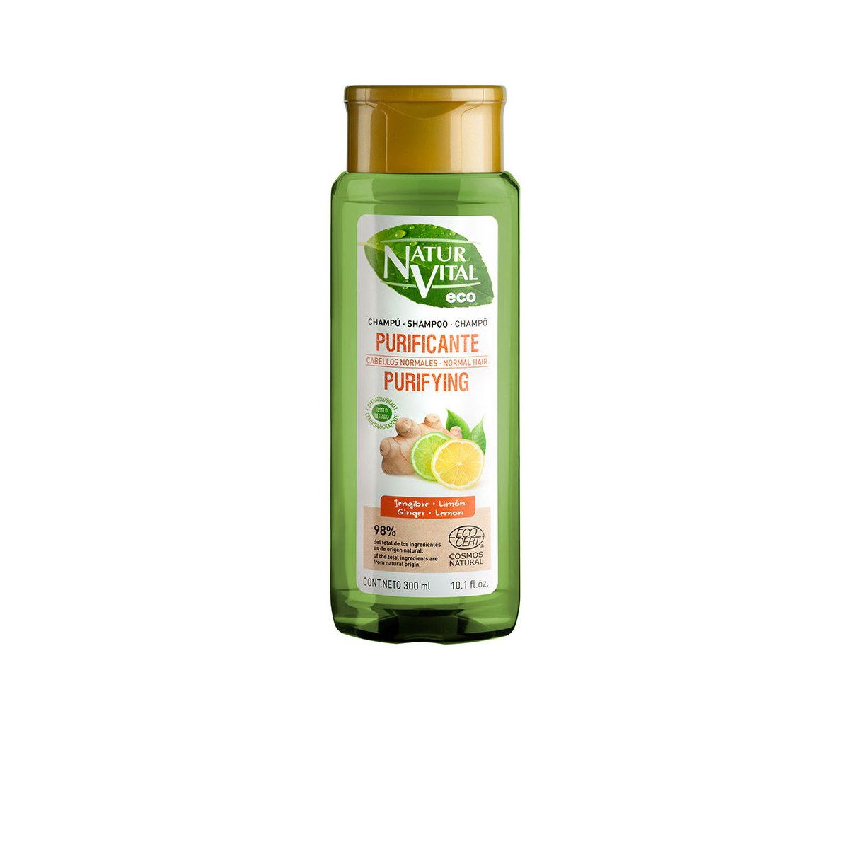 Eco Purificante jengibre y limón champú 300 ml
