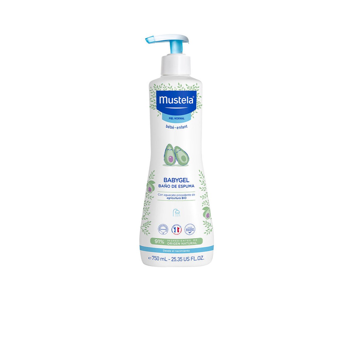Bebé-Niño gel de baño espuma 750 ml