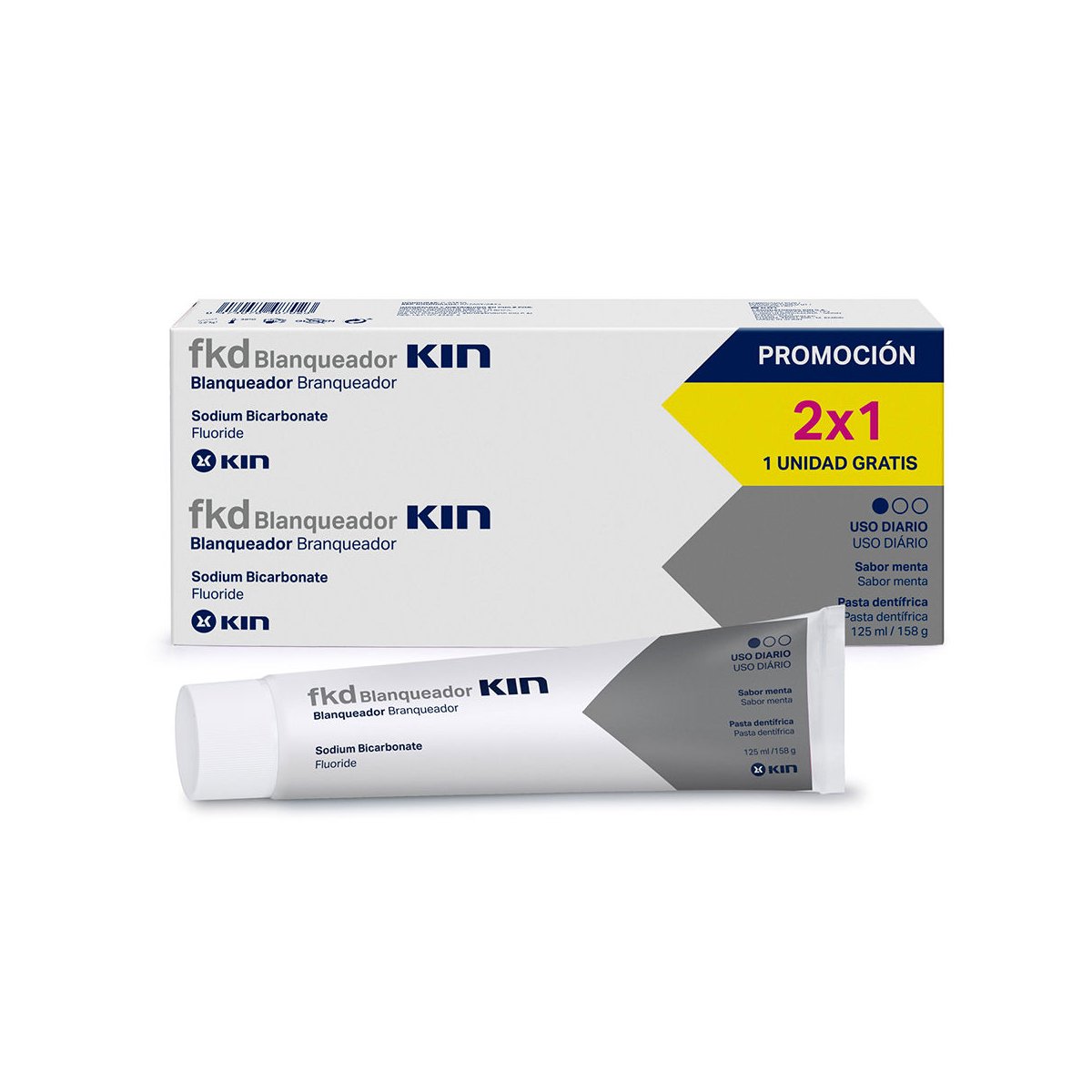 FKD Blanqueador Pasta Dentífrica lote 2 pz