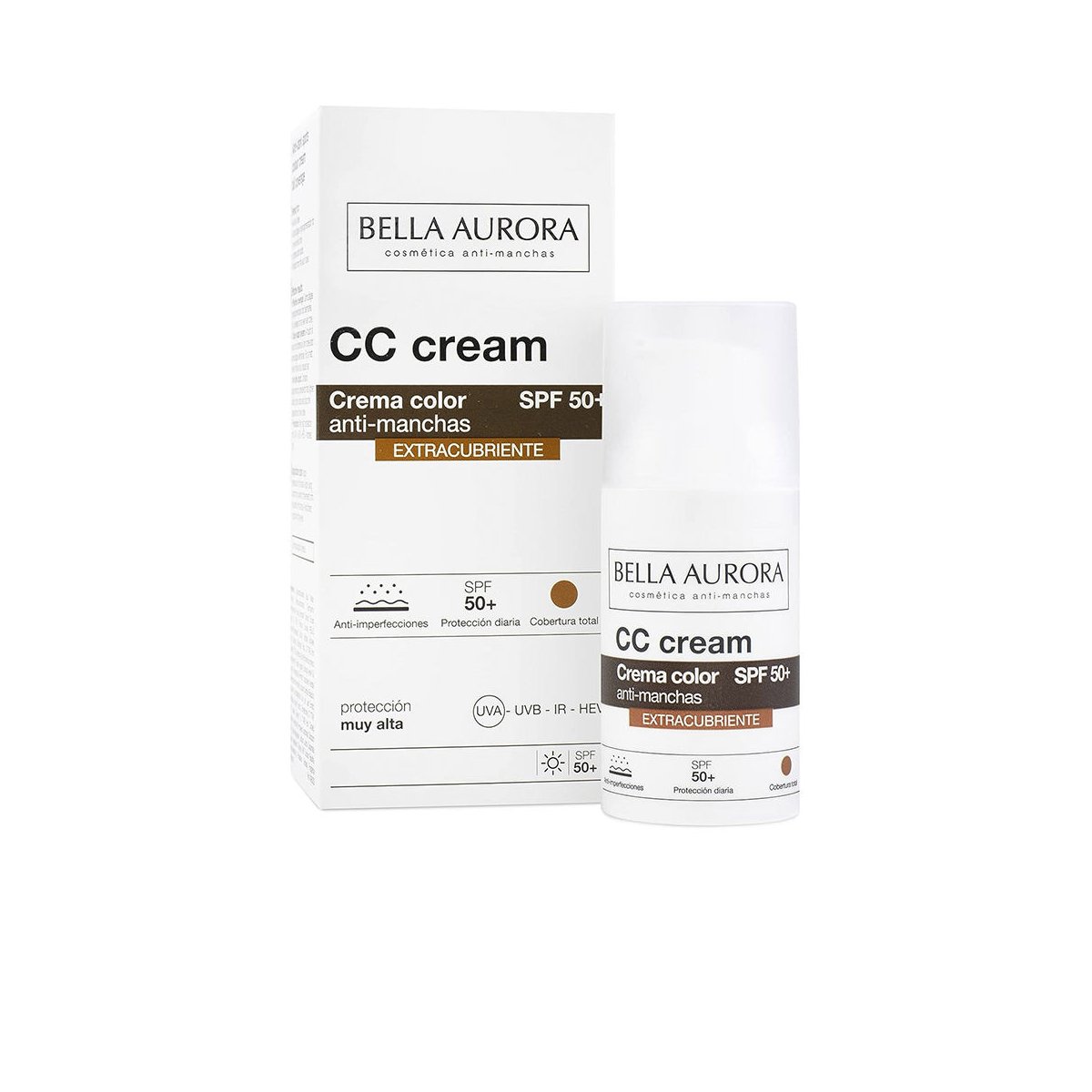 CC Cream anti-manchas extracubriente Spf50+ 30 ml