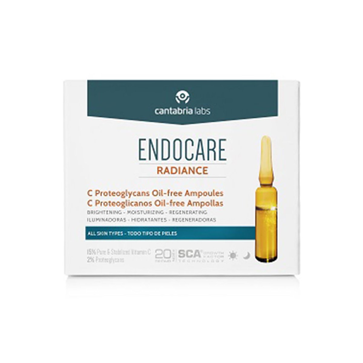 Endocare Radiance Proteoglicanos oil-free ampollas 30 x 2 ml