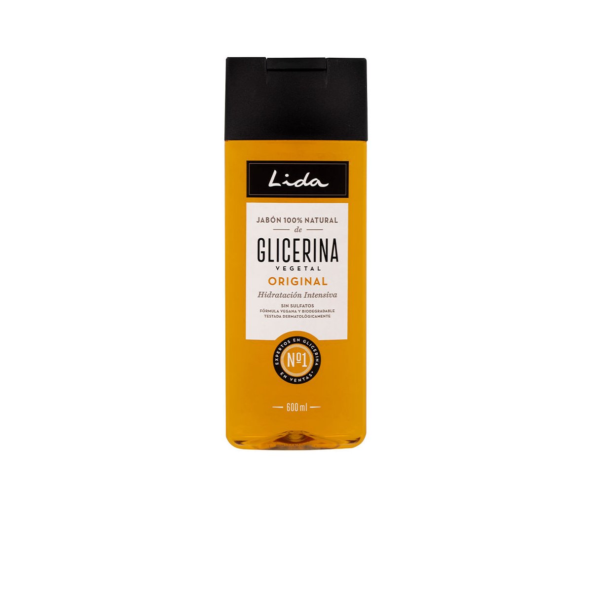 Lida Jabón 100% Natural glicerina 600 ml