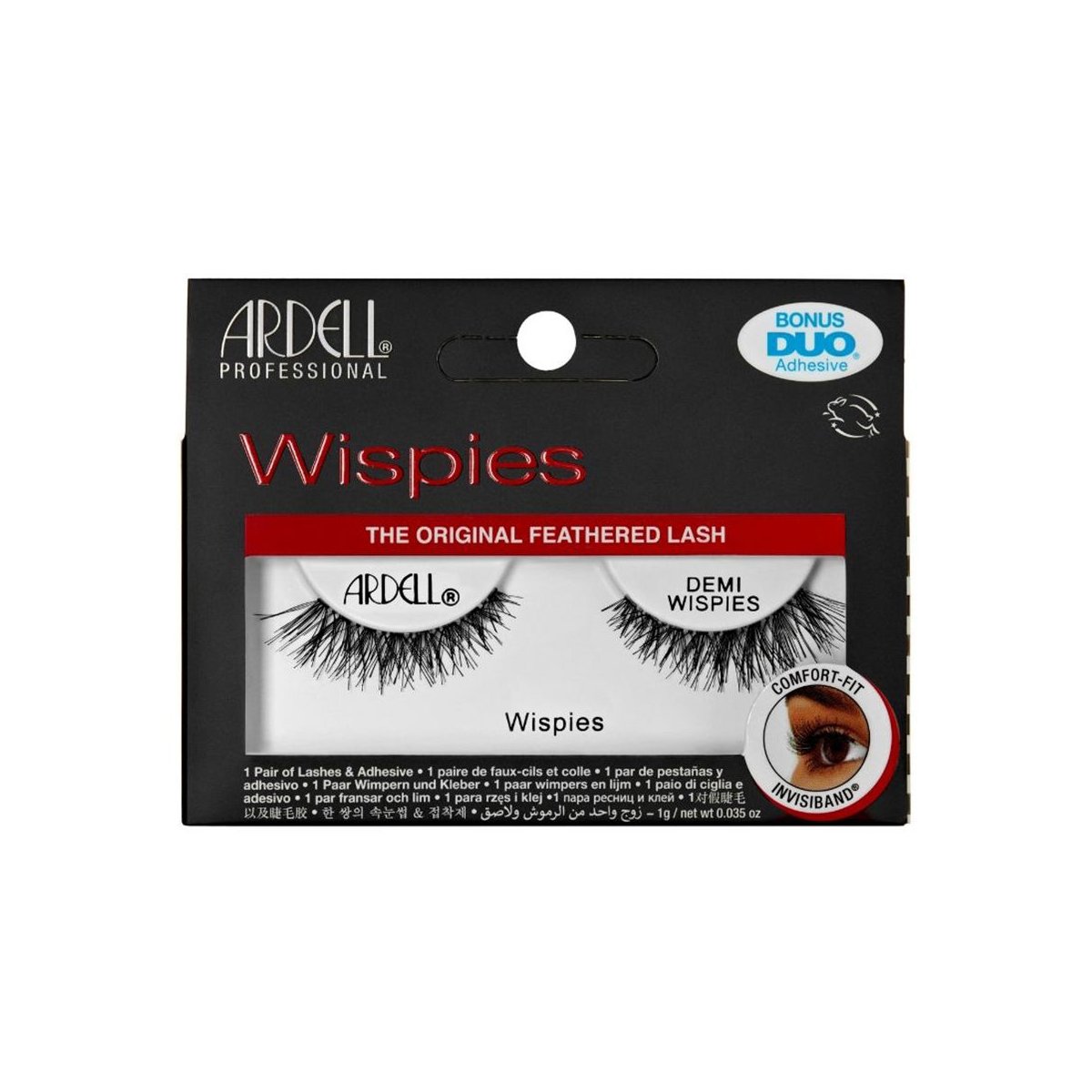 Ardell Wispies pestañas demi wispies black 1 u